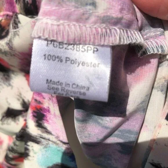 NWT Parker Large Romper Jumpsuit Sleeveless Watercolor Oasis Scout Shorts Mini - Picture 10 of 12